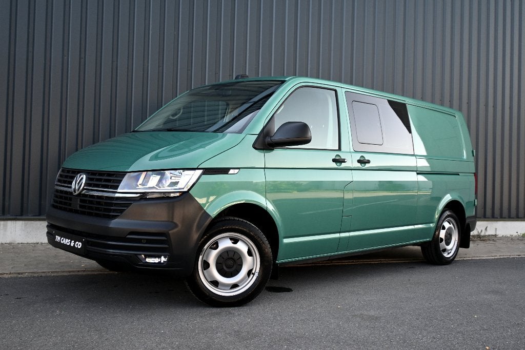 Vw Transporter T6.1 DSG 3zit 2xschuifd Camera Carplay Trekh, Auto's, Stof, 4 cilinders, Volkswagen, 2500 kg