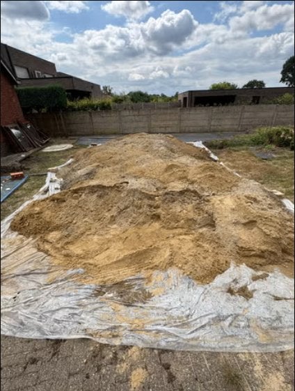 Gratis Gele zand - Ophoogzand grond, Ophalen, Nieuw, Ophoogzand