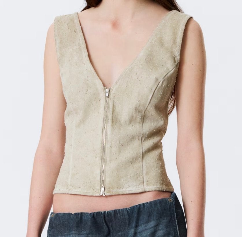 Topje, Kleding | Dames, Topjes, Verzenden, Nieuw, Weekday, Groen