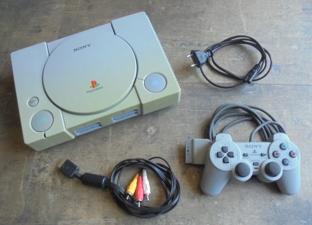 Sony PlayStation 1 spelconsole (zie foto's), Ophalen of Verzenden, Gebruikt, Met 1 controller