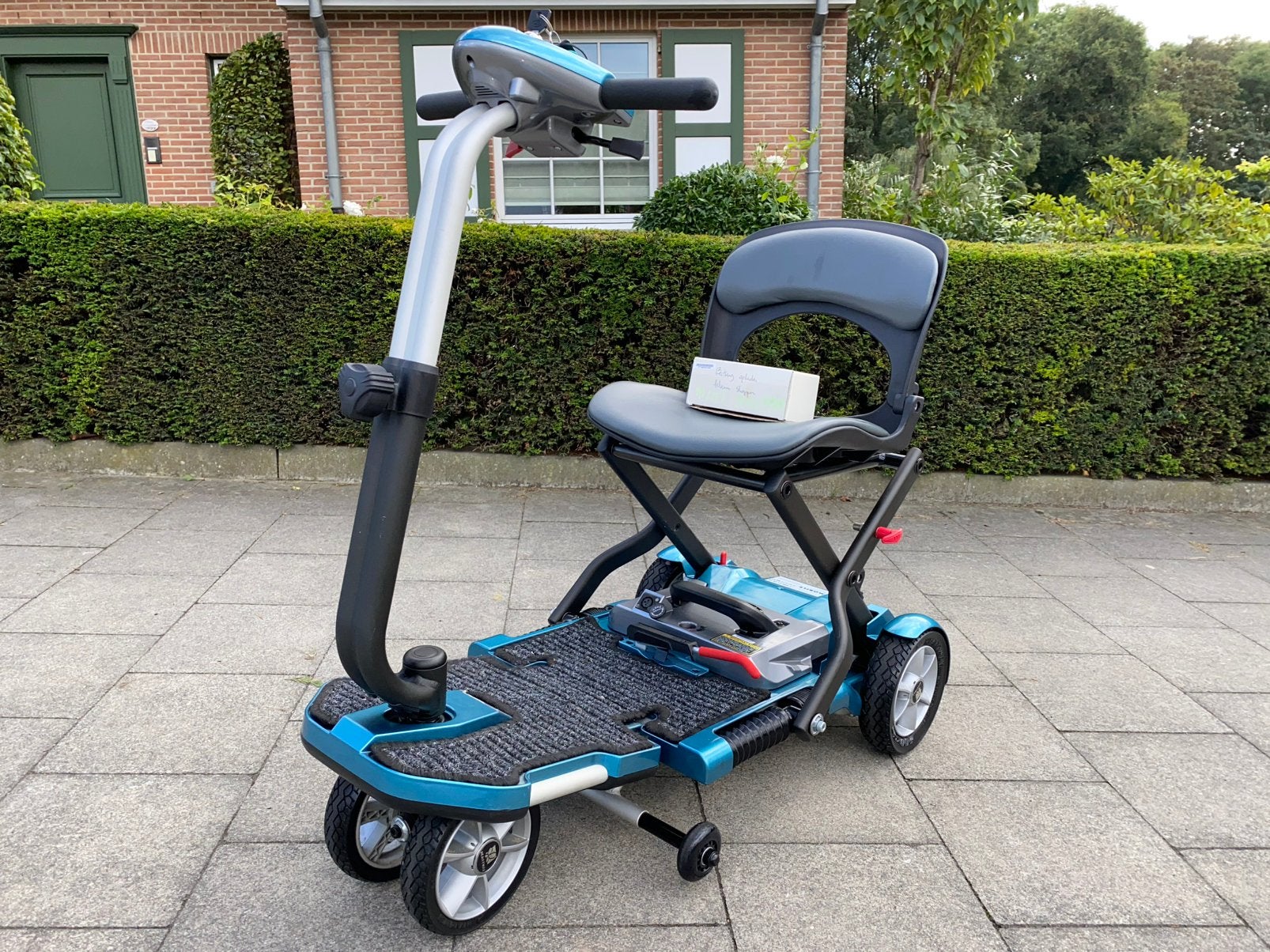 Voiturette électrique pliable HEARTWAY Brio Scootmobiel PMR, Divers, Enlèvement ou Envoi, Pliant, Comme neuf, Fauteuil roulant électrique