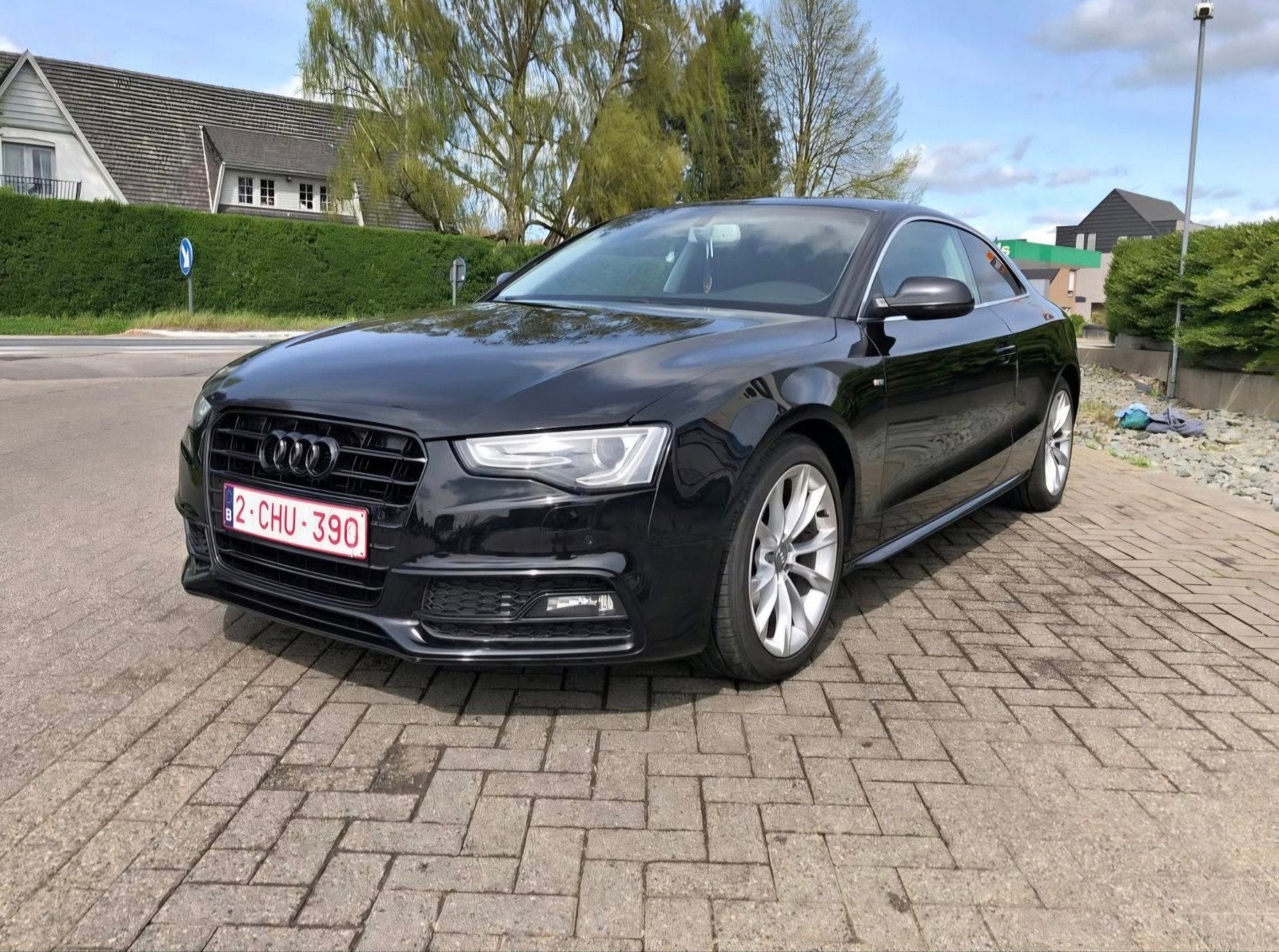 Audi a5 2015 sline., Auto's, Audi, 4 zetels, 143 kW, Zwart, Leder