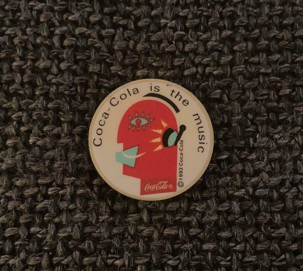 PIN - COCA COLA - COCA COLA IS THE MUSIC, Verzenden, Gebruikt, Merk, Speldje of Pin