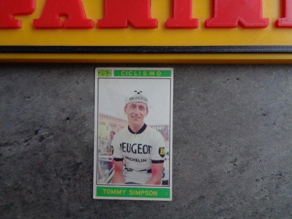 PANINI TOM SIMPSON  prent campione dello sport, Ophalen of Verzenden