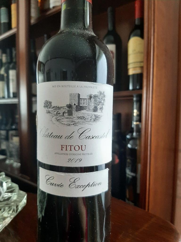 Château de Cascatel Fitou 2019 — Cuvée Exception, Enlèvement ou Envoi, Comme neuf, Vin rouge