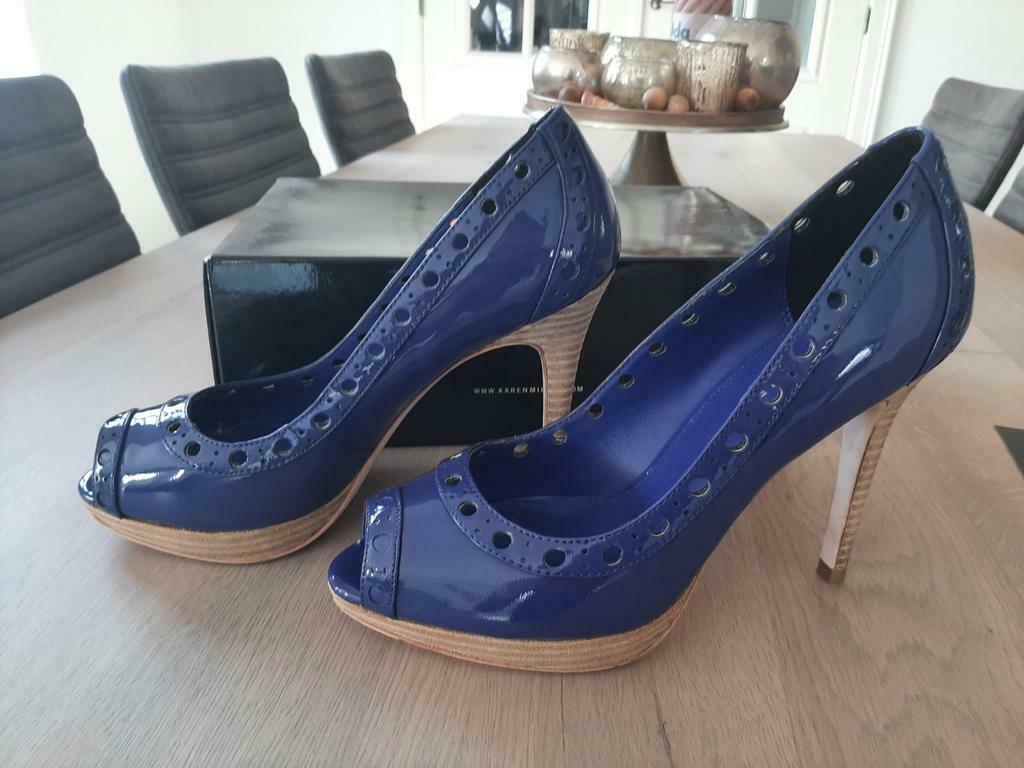 Peeptoes Karen Millen (mt 39) Nieuwstaat!! Nwpr 170eur, Neuf, Karen Millen, Enlèvement ou Envoi, Chaussures à haut talons