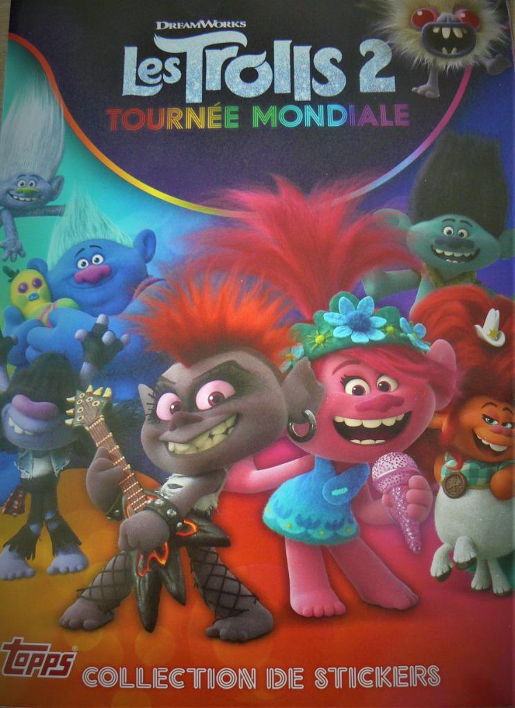 STICKERS LES TROLLS 2 TOURNEE MONDIALE echanger ou à vendre, Enlèvement ou Envoi, Neuf