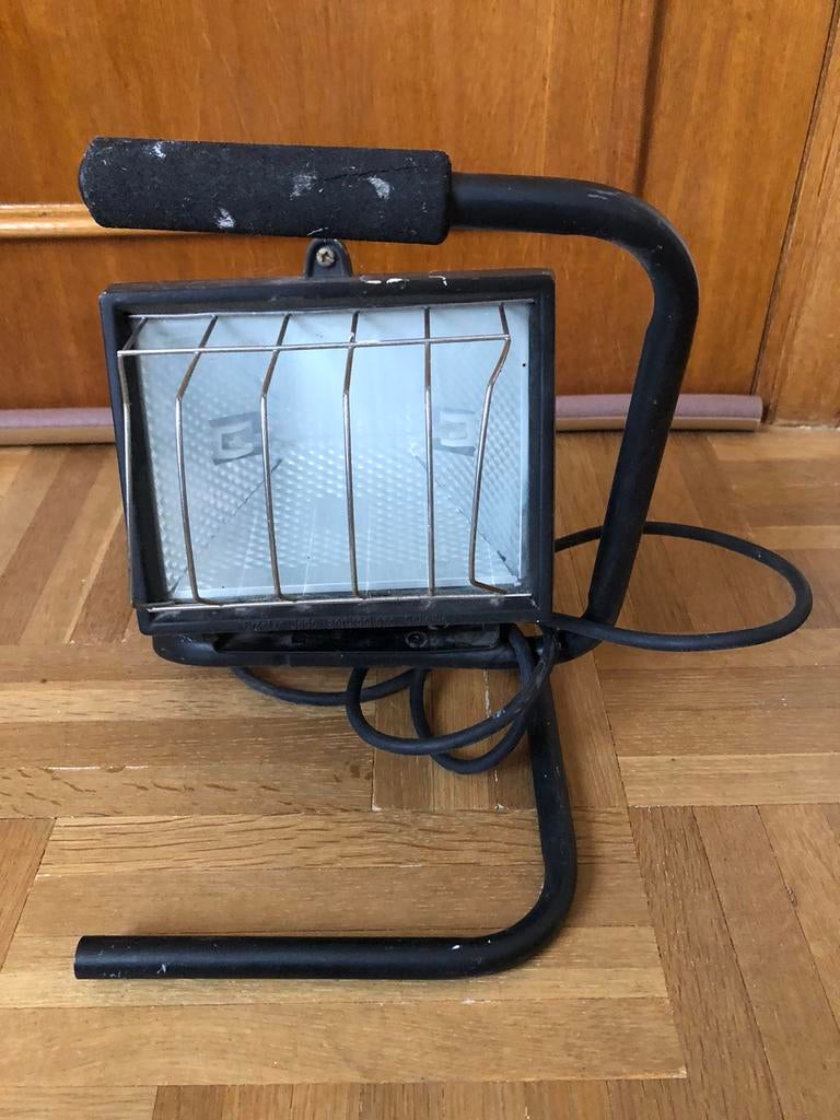 Halogeen werk lamp, Ophalen, Gebruikt, 500 watt of meer, Lamp