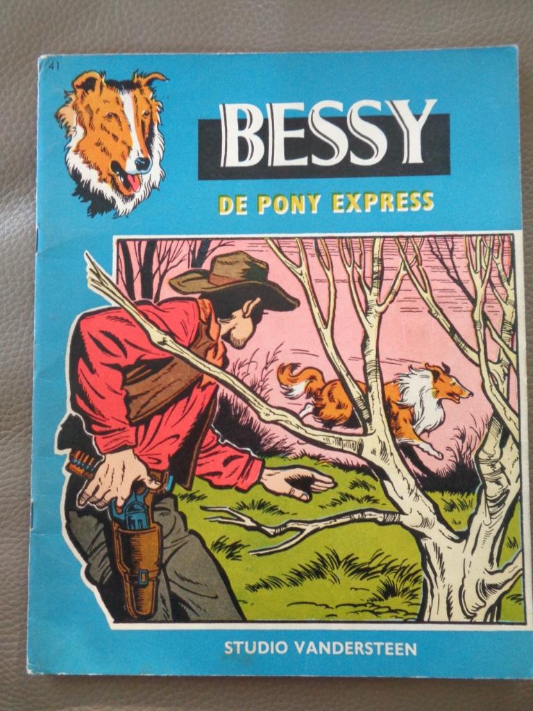 Bessy 41 - De Pony Express - 1e dr. 1962, Livres, BD, Enlèvement ou Envoi