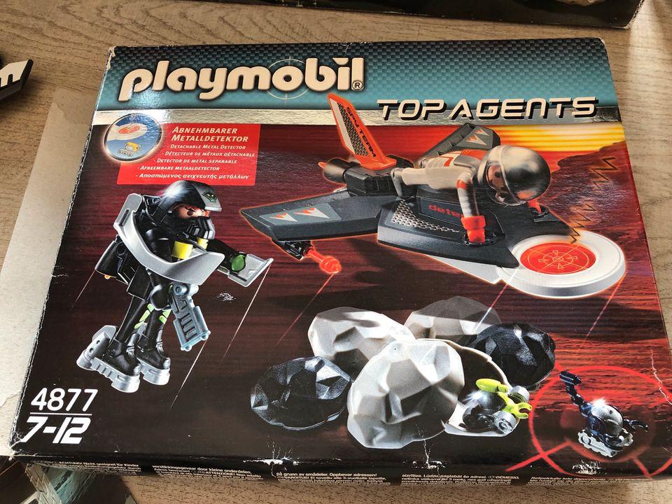 Playmobil 4877 : agenten detectorjet met metaaldetector, Ophalen of Verzenden, Gebruikt