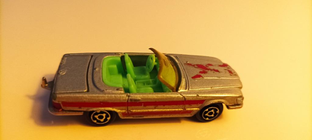 Majorette nr 213 Mercedes 350 SL 1/60 th, Verzamelen, Ophalen of Verzenden, Gebruikt, Auto's