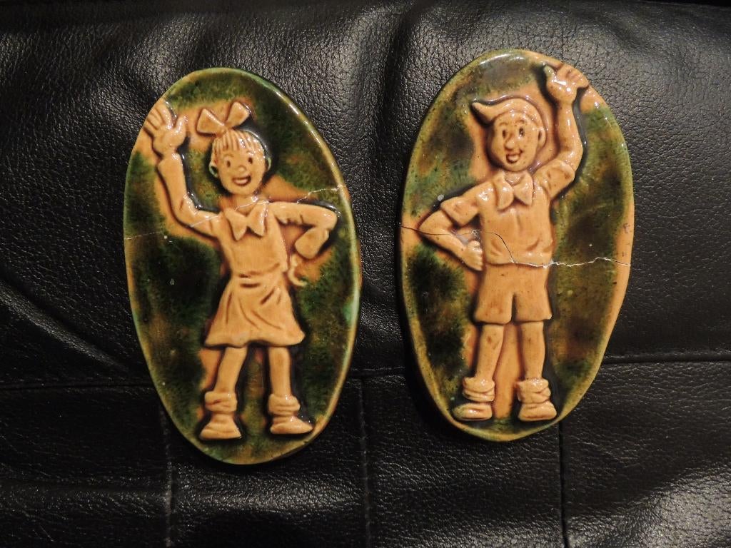 Suske en Wiske in keramiek/klei, Antiek en Kunst, Ophalen of Verzenden