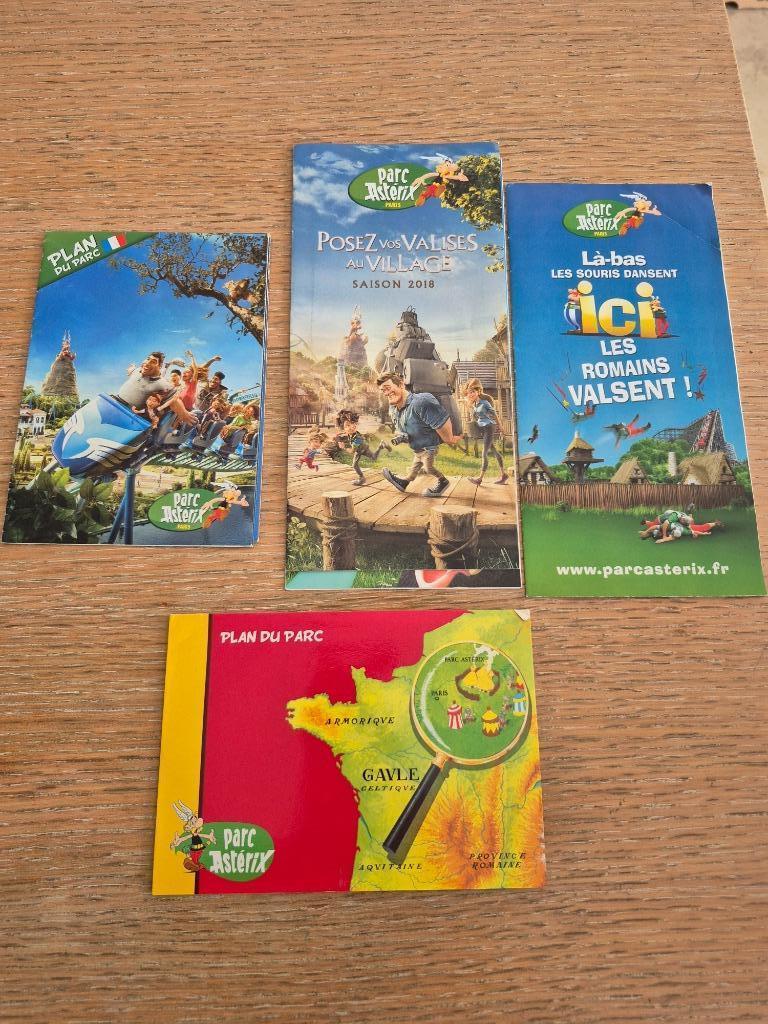 Folder & park plan Asterix Parc (5 stuks), Enlèvement ou Envoi, Comme neuf