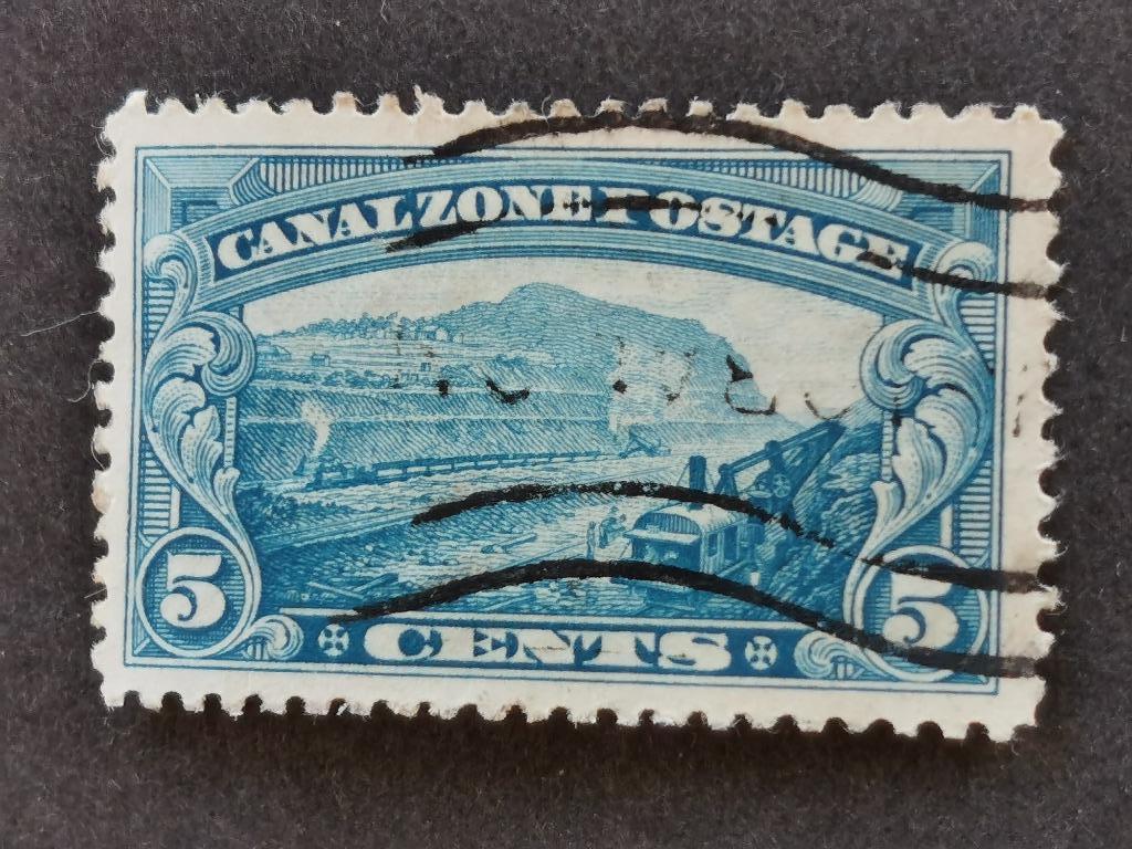 Panama Canal Zone 1928 - Gaillard cut, Ophalen of Verzenden, Gestempeld, Midden-Amerika