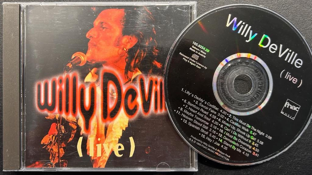 WILLY DEVILLE - (Live) ( CD ), Verzenden, Gebruikt, Poprock