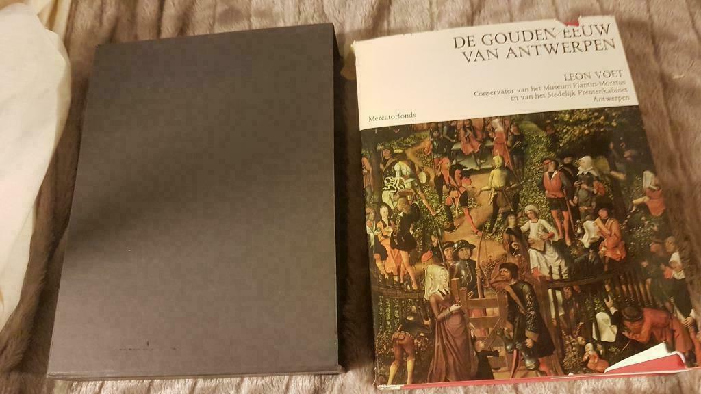 Leon Voet - De gouden eeuw van Antwerpen - in schuifdoos, Ophalen of Verzenden, Zo goed als nieuw, Leon Voet