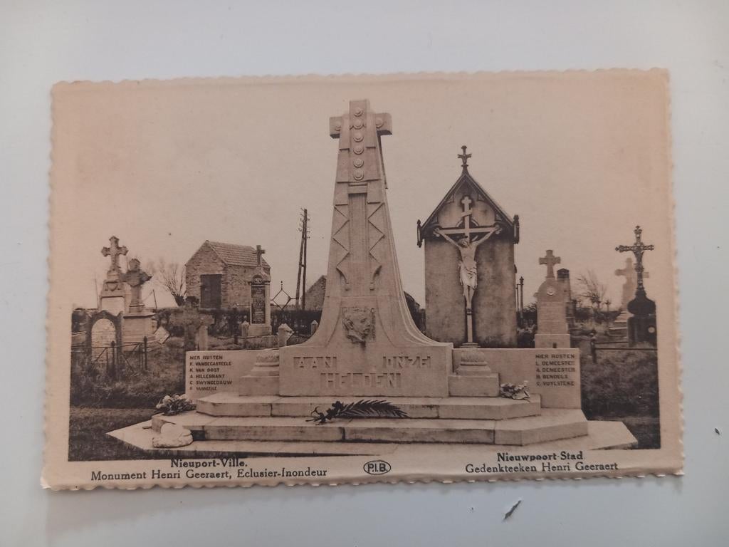 Postkaart Nieuwpoort West-Vlaanderen Hendrik Geeraert WO I, Verzenden, Ongelopen, West-Vlaanderen