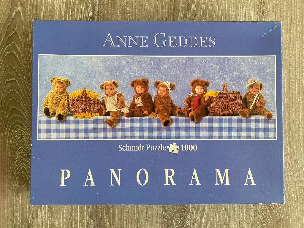 Puzzel Anne Geddes 1000 stukjes, Ophalen, 500 t/m 1500 stukjes, Gebruikt, Legpuzzel
