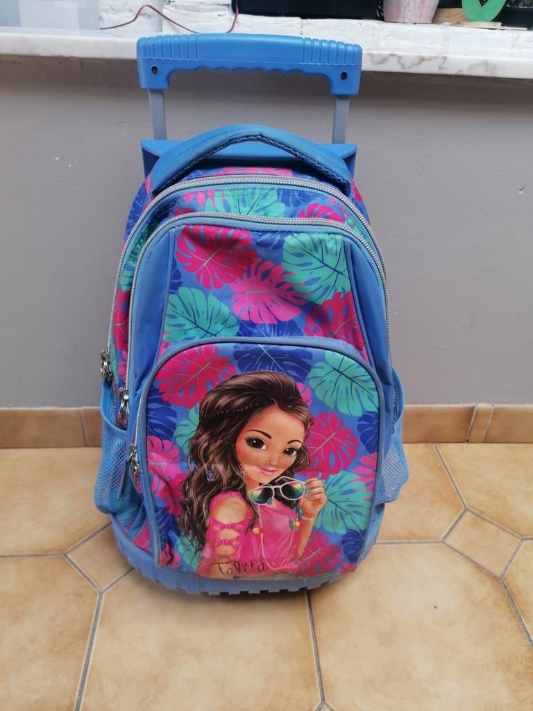 Cartable à roulettes pour filles top modèle talita val. 89€, Autres couleurs, 30 à 40 cm, Enlèvement, Utilisé