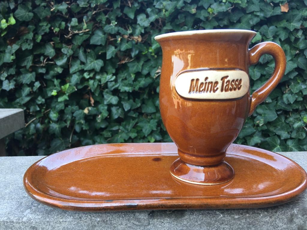 Tas met serveerschotel vintage, Huis en Inrichting, Ophalen of Verzenden