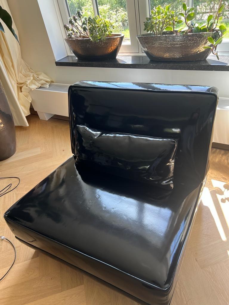 Fauteuil Baan Luton ZGAN, Huis en Inrichting, Fauteuils, Zo goed als nieuw, Leer, 50 tot 75 cm, 75 tot 100 cm, Ophalen