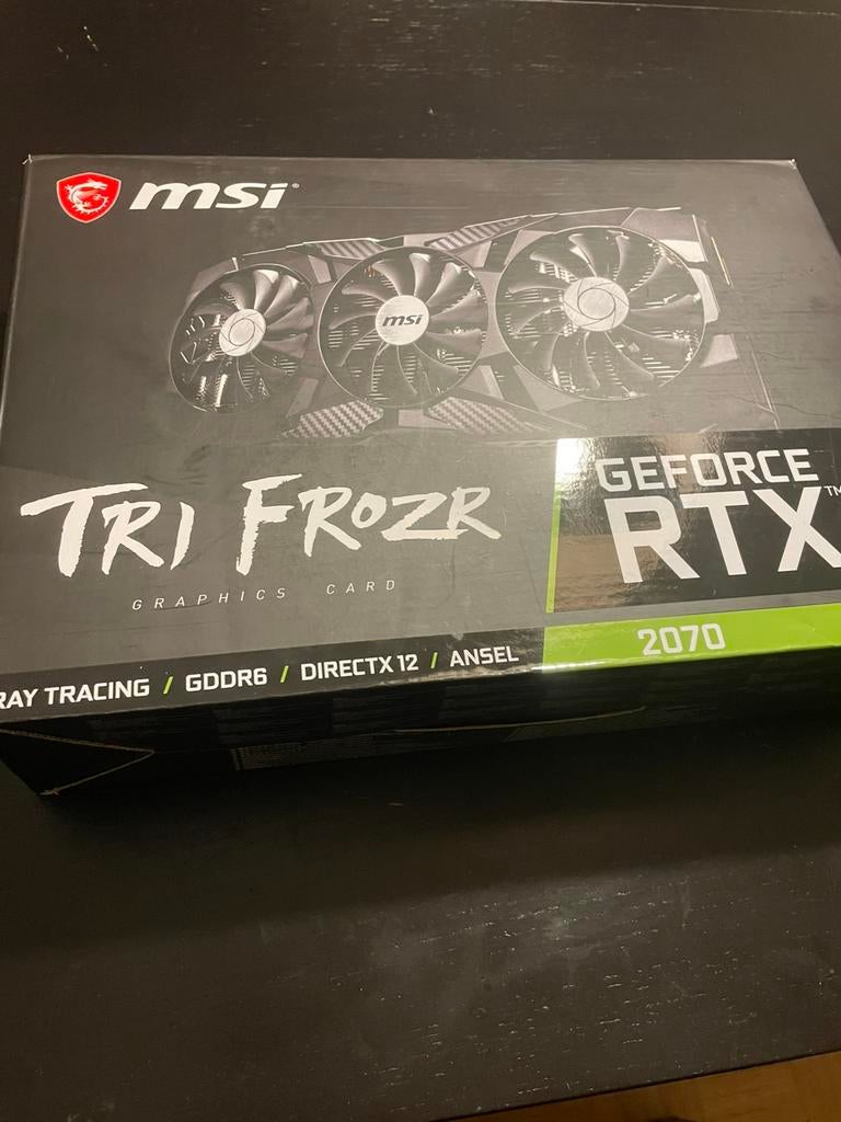 MSI Nvidia Geforce RTX 2070, Computers en Software, Videokaarten, Ophalen of Verzenden, Zo goed als nieuw, Nvidia, HDMI