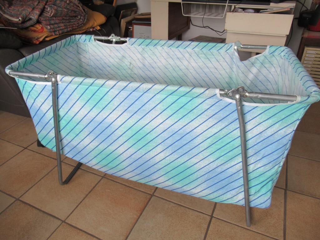 Lit pliant 112,5x57 cm ht 63,5 cm bon état, Enlèvement, Comme neuf, Moins de 140 cm, Moins de 70 cm