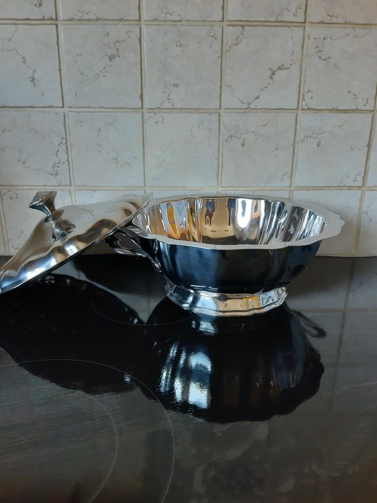 Kom met deksel verzilverd, Enlèvement ou Envoi