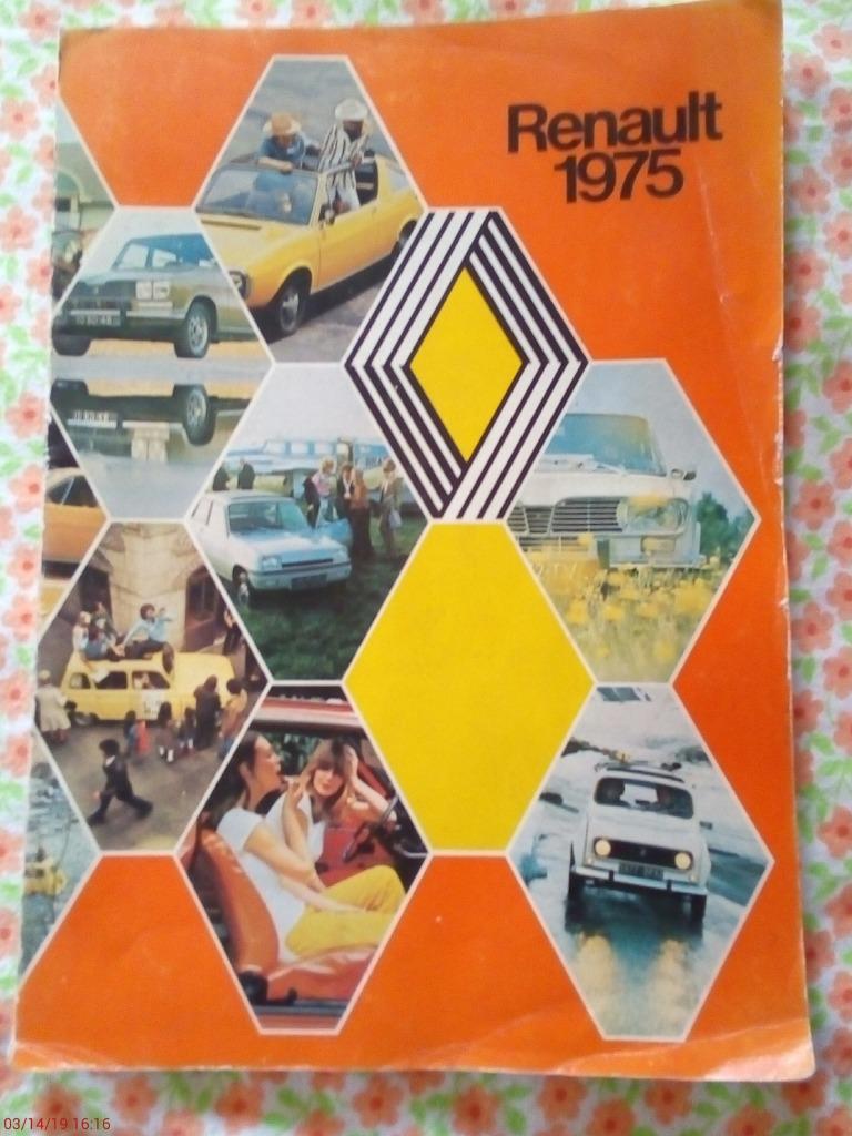 DOCUMENTATION RENAULT ANNEE 75., Enlèvement ou Envoi, Comme neuf, Renault