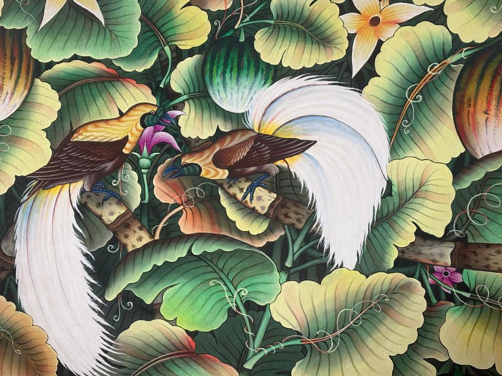 Groot schilderij Bali, Antiek en Kunst, Ophalen