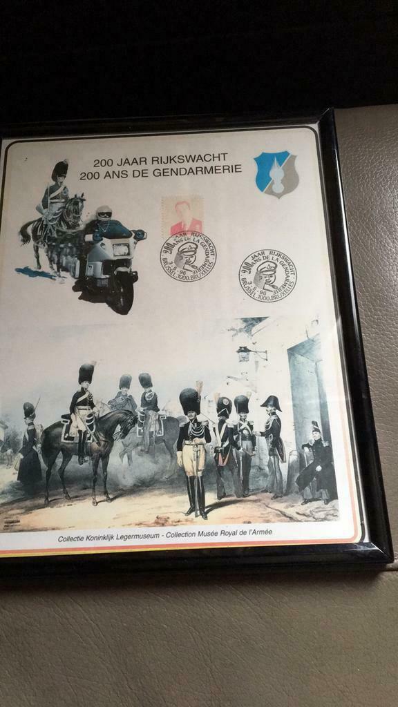 Kader 200 jaar Rijkswacht, Verzamelen, Overige Verzamelen, Ophalen of Verzenden, Zo goed als nieuw