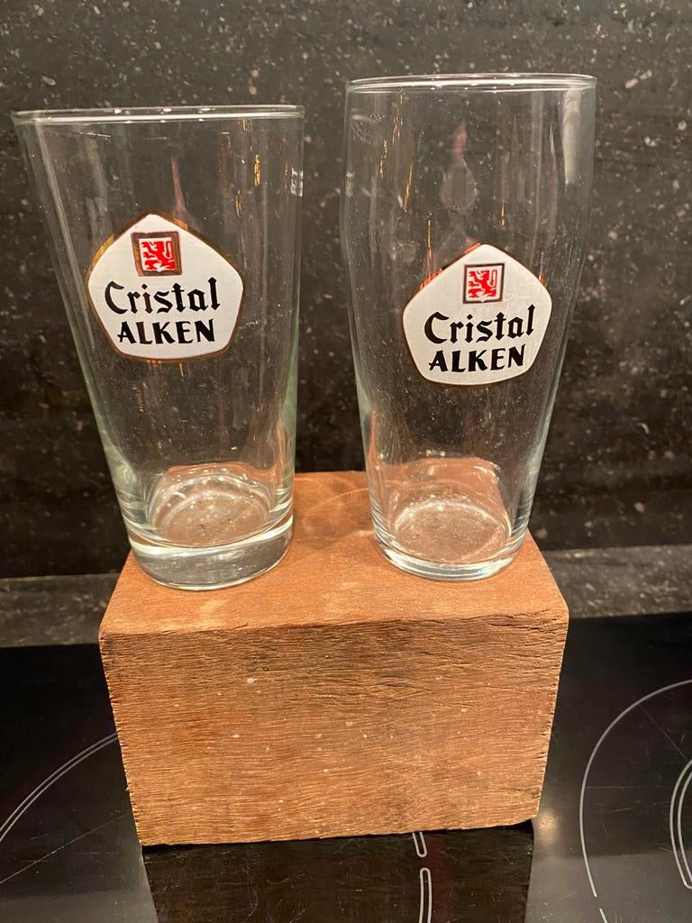 CRISTAL ALKEN boerke 25 cl, Ophalen of Verzenden, Gebruikt, Glas of Glazen, Overige merken