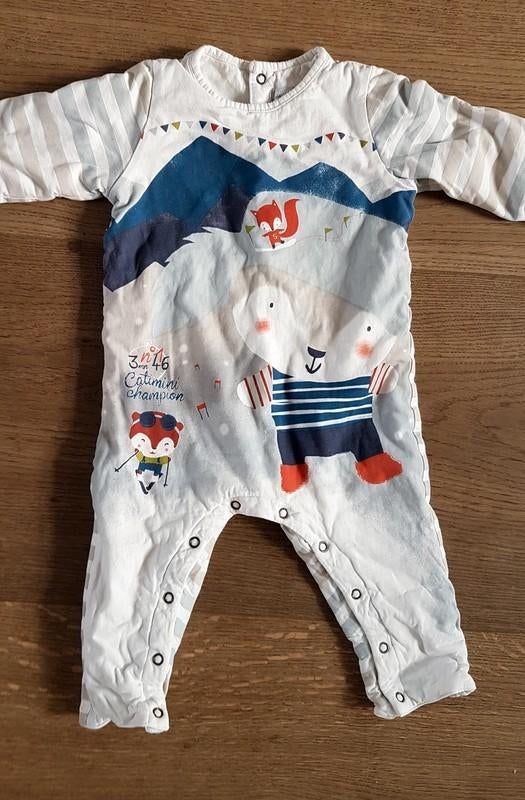 CATIMINI - Pyjama chaud sans pied - T.18 mois/80 cm, Nacht- of Onderkleding, Catimini, Gebruikt, Jongetje of Meisje