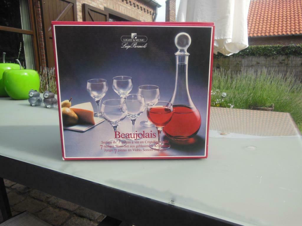 glazen servies, beaujolet, Verzamelen, Glas en Drinkglazen, Ophalen of Verzenden, Nieuw