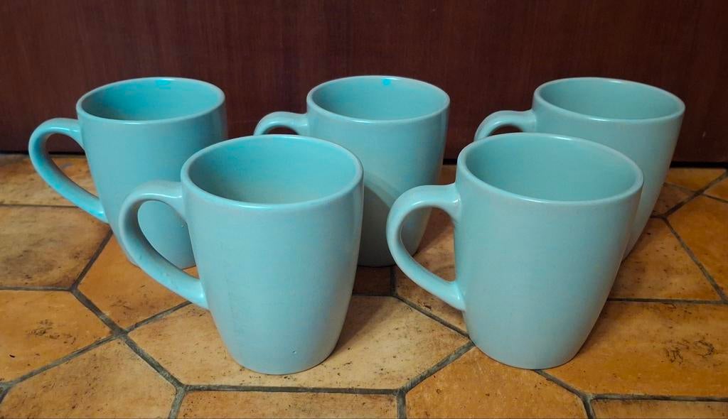 5 grote koffie tassen Cosy&Trendy stoneware, Ophalen of Verzenden, Zo goed als nieuw