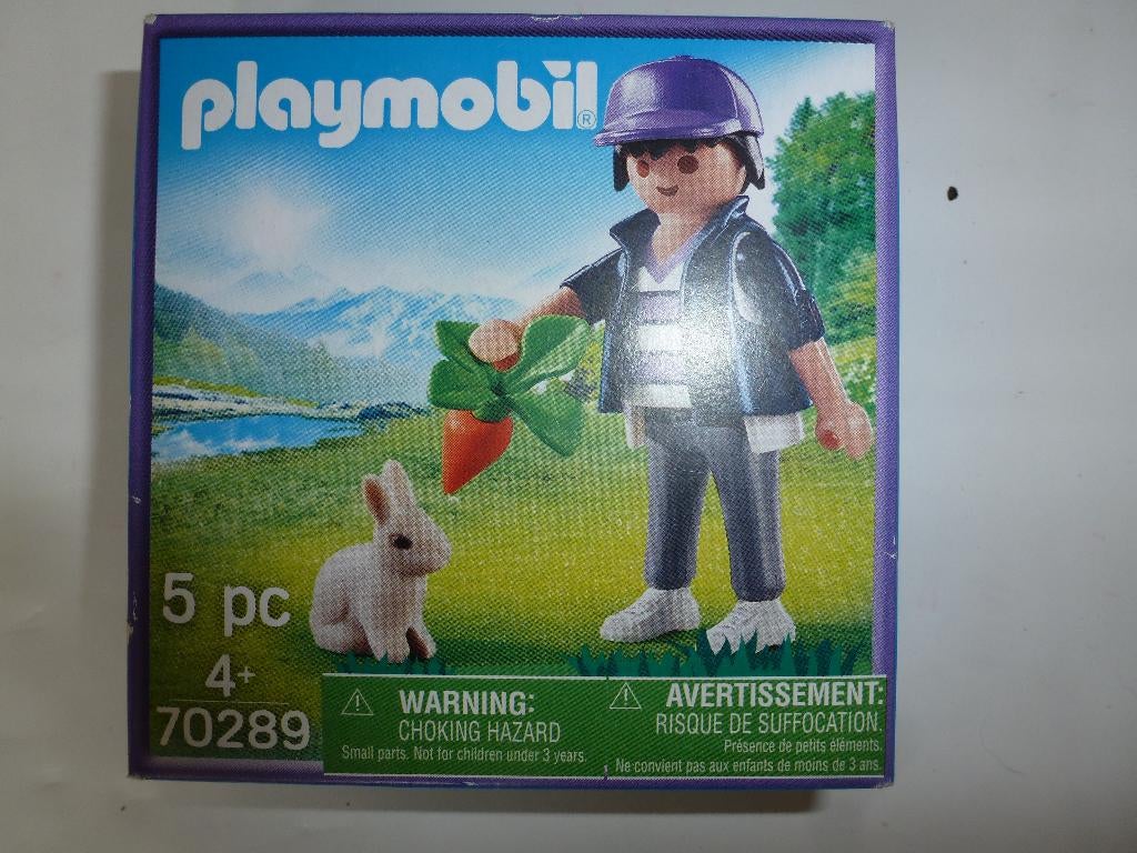 Playmobil man met konijn 70289 Milka, Kinderen en Baby's, Speelgoed | Playmobil, Ophalen of Verzenden, Nieuw, Complete set