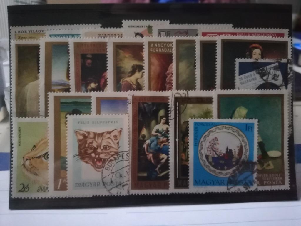 lot de timbres oblitérés de Hongrie, Timbres & Monnaies, Enlèvement ou Envoi, Affranchi