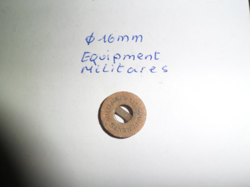 Bouton d'uniforme militaire dia.16mm, équipement militaire, Enlèvement ou Envoi