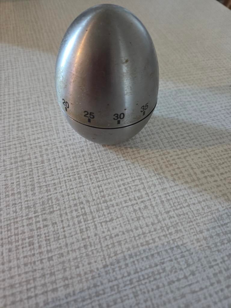 Inox kookwekker., Ophalen of Verzenden, Zo goed als nieuw