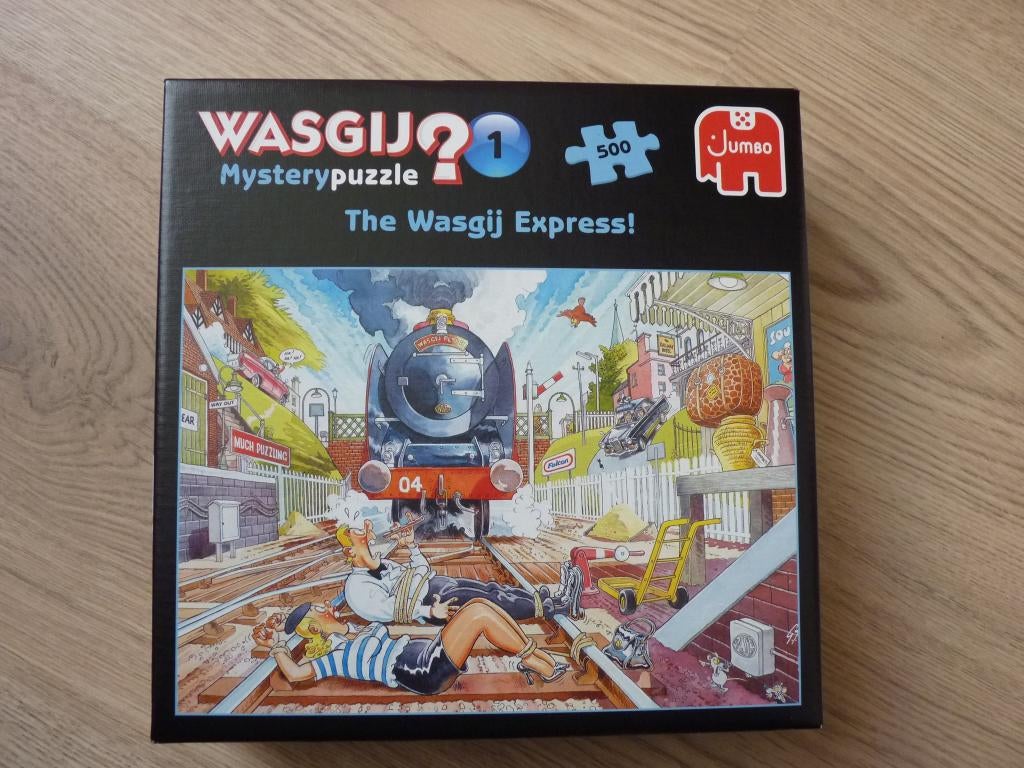 Wasgij? Mysterypuzzel: The Wasgij! Express!!, Ophalen of Verzenden, 500 t/m 1500 stukjes, Zo goed als nieuw, Legpuzzel