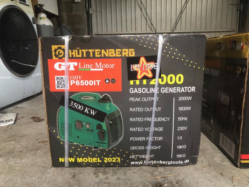Pomp + groep, Ophalen, Nieuw, Minder dan 5 kVA, Benzine