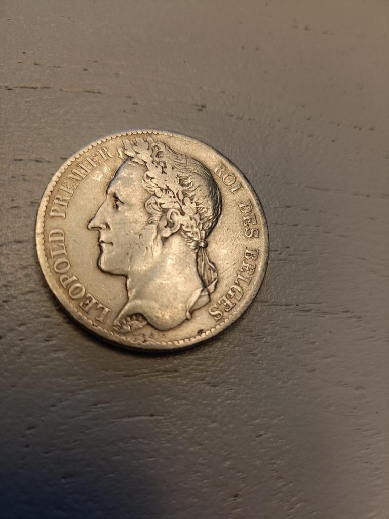5 Francs 1833, Monnaie en vrac, Argent, Enlèvement, Argent