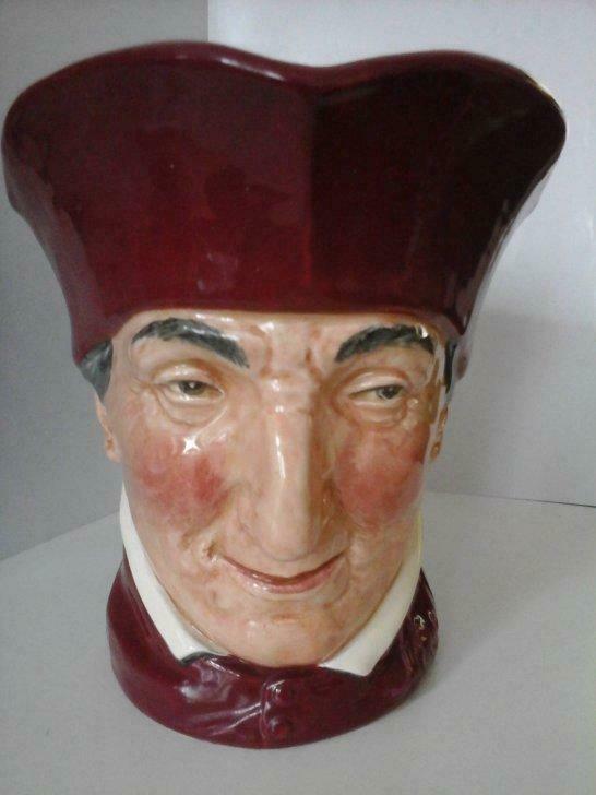 Grote keramiek kardinaal Toby kruik van Royal Doulton jaren, Antiek en Kunst, Ophalen of Verzenden