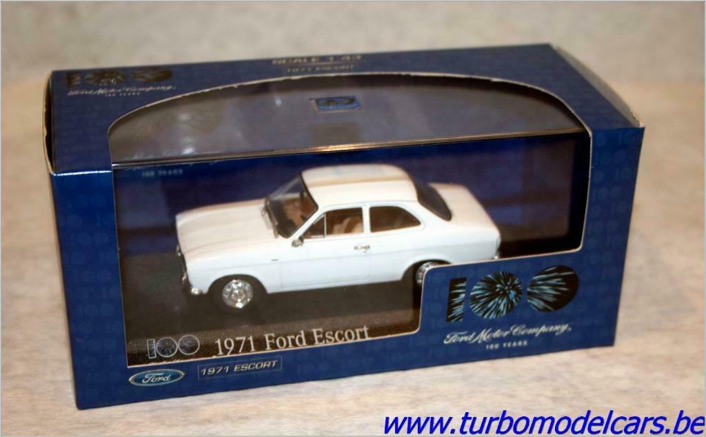 Ford Escort 1971 1/43 Minichamps, Ophalen of Verzenden, Nieuw, Auto, MiniChamps