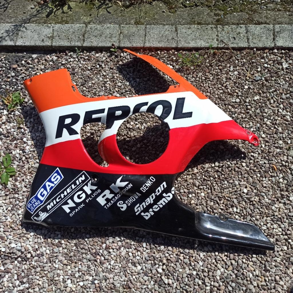 carénage Honda repsol flanc gauche CBR 600 F 95 - 96, Ophalen, Gebruikt