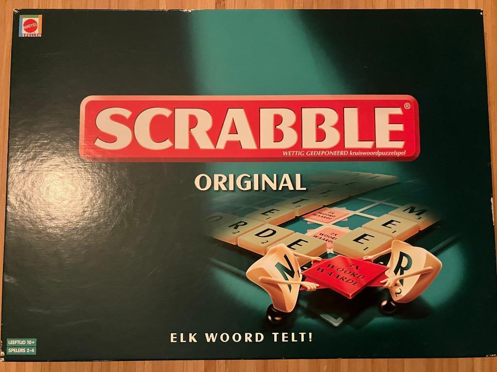 Scrabble, Ophalen of Verzenden, Zo goed als nieuw, Mattel