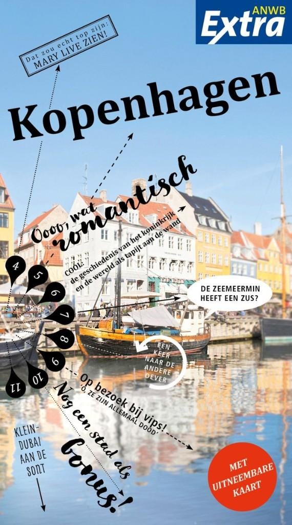 ANWBgids Kopenhagen, Ophalen of Verzenden, ANWB