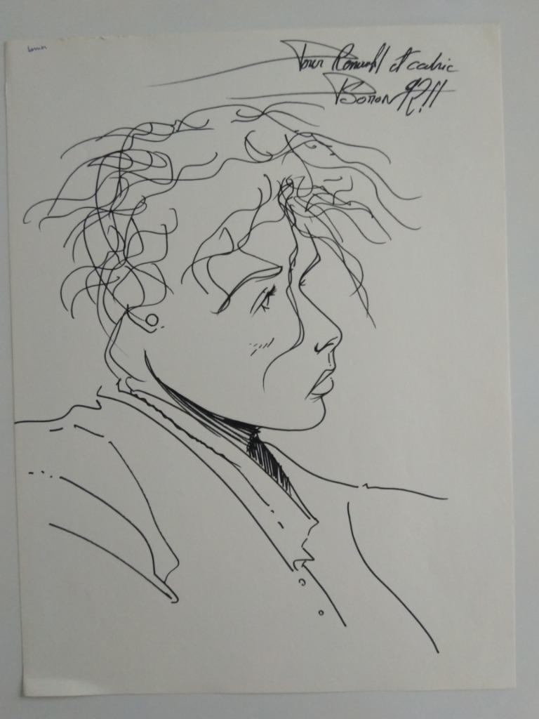 BD Planche dessin original de Somon P TTB 1992, Livres, BD, Utilisé, Une BD, Enlèvement ou Envoi