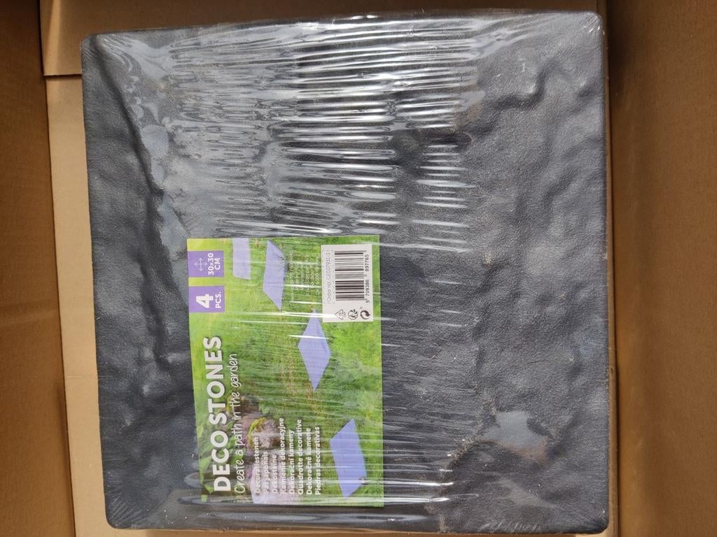 Decoratieve stenen voor tuinpad, Tuin en Terras, Tegels en Klinkers, Ophalen, Nieuw, Kunststof