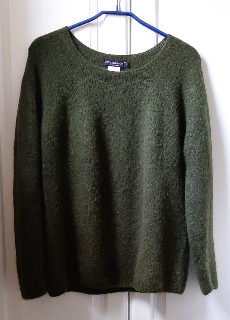 Te koop: Mooie groen trui van "Riverwood", L., Vêtements | Femmes, Pulls & Gilets, Comme neuf, Taille 42/44 (L), Vert, Enlèvement ou Envoi